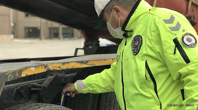 Düzce'de kış lastiğini takmayanlar denetimlere takıldı