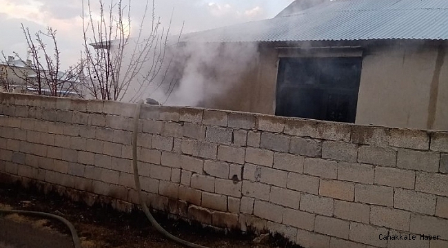 Edremit&#039;te ev yangını