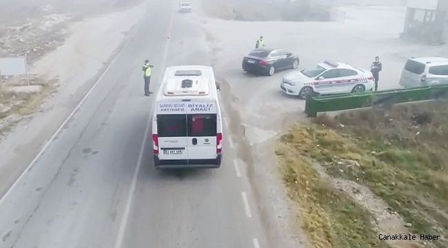 Ehliyetsiz sürücüyü jandarma drone ile havadan böyle yakaladı