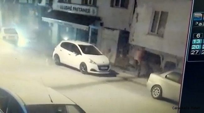 Ekiplerden kaçtı, dükkana ışık hızıyla böyle girdi