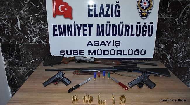 Elazığ&#039;da 61&#039;i aranan 89 şahıs yakalandı, 18&#039;i tutuklandı