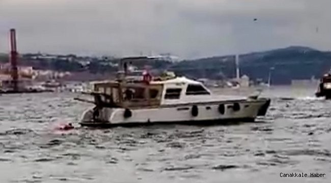 Eminönü&#039;nde denize atlayan şahıs kurtarıldı