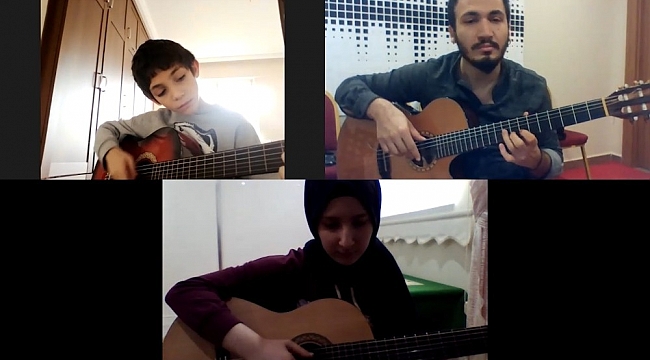 Enstrüman ve tiyatro kurslarında online eğitim başladı