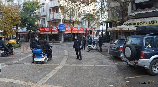 Erdek'te yasağa uymayanlara yasal işlem