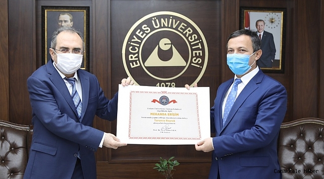 ERÜ&#039;ye Turuncu Bayrak Belgesi Verildi