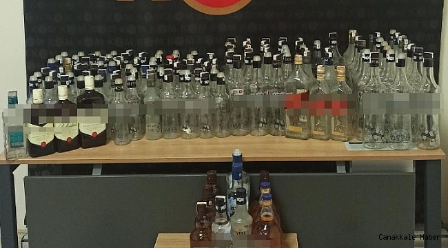 Erzurum&#039;da kaçak içki operasyonu: 1 tutuklama