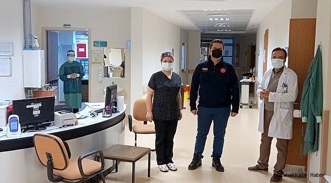 Eskişehir İl Sağlık Müdürü Prof. Dr. Uğur Bilge hasta ziyaretlerine devam ediyor