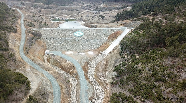 Eskişehir Mihalıççık Güreş Göleti'nde su tutulmaya başlandı