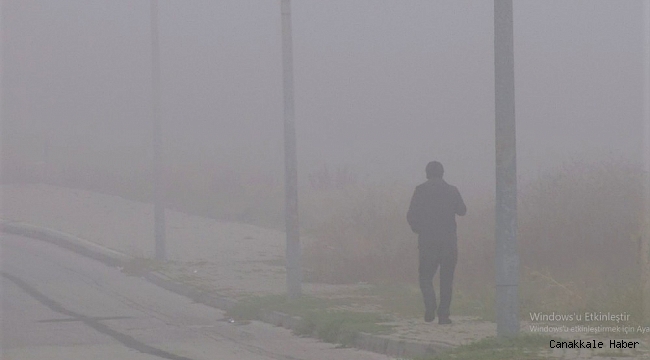 Eskişehir&#039;de etkili olan yoğun sis havadan görüntülendi