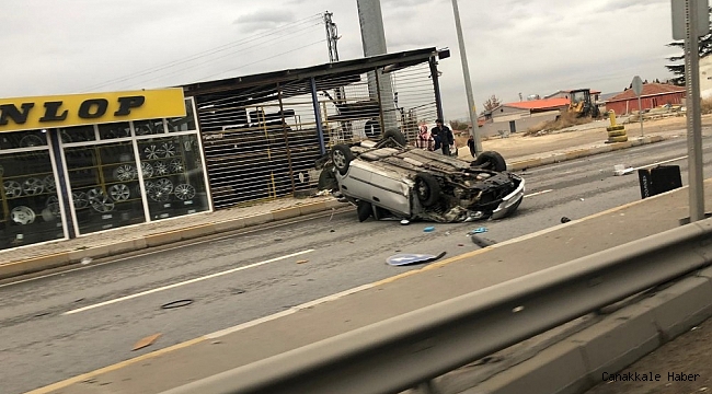 Eskişehir&#039;de trafik kazası: 3 yaralı