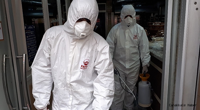 Fatih&#039;te fırınlar dezenfekte edildi