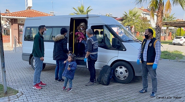 Fethiye&#039;de 35 göçmen yakalandı