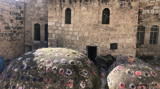 Filistinli Samir, eski Türk hamamını yeniden inşa ediyor