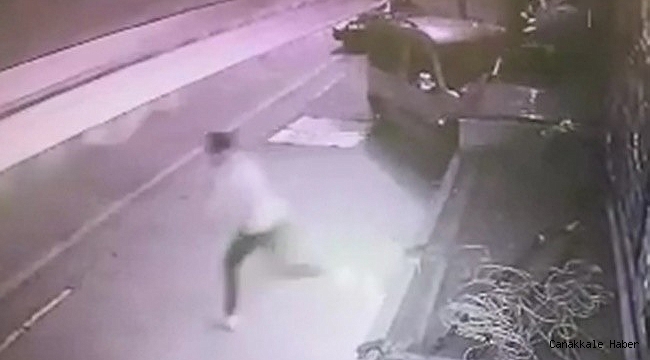 Freni patlayan kamyonet markete böyle daldı