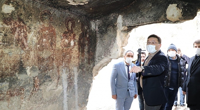 Frig vadisindeki &#039;12 Havari Şapeli&#039;nde restorasyona başlandı