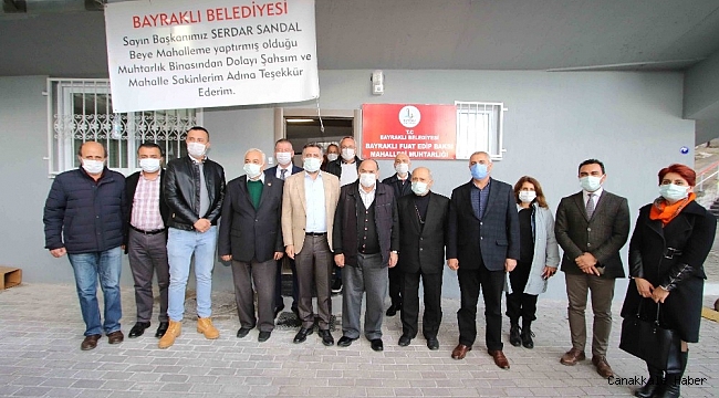 Fuat Edip Baskı Muhtarlığı yeni binasında