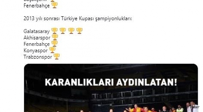 Galatasaray&#039;dan Fenerbahçe&#039;ye cevap