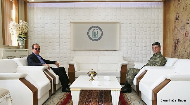 Garnizon Komutanı Tunoğlu'ndan Rektör Coşkun'a ziyaret