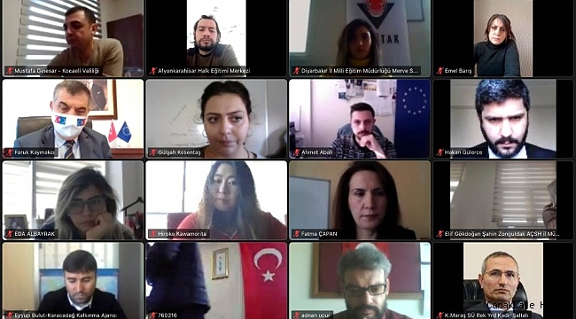 GAÜN yetişkin eğitimi projesi Türkiye Ulusal Ajansı DEOR toplantısında