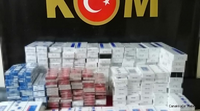 Gaziantep&#039;te 2 bin 580 paket kaçak sigara ele geçirildi