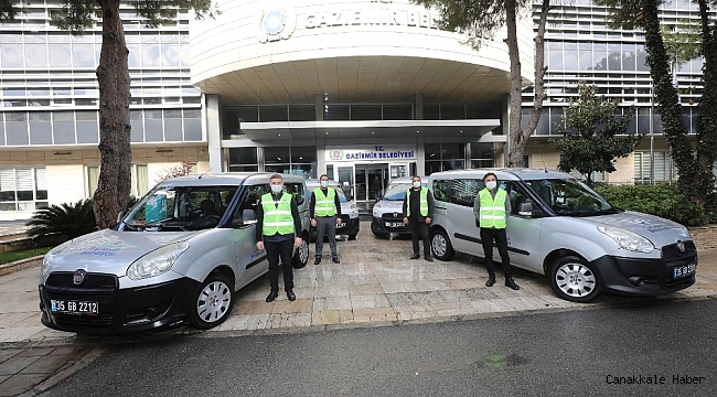Gaziemir Belediyesinden filyasyon ekiplerine ulaşım desteği