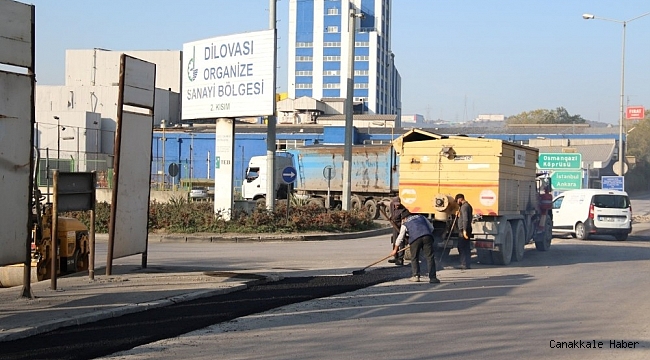 Gebze ve Dilovası yolları asfaltlandı