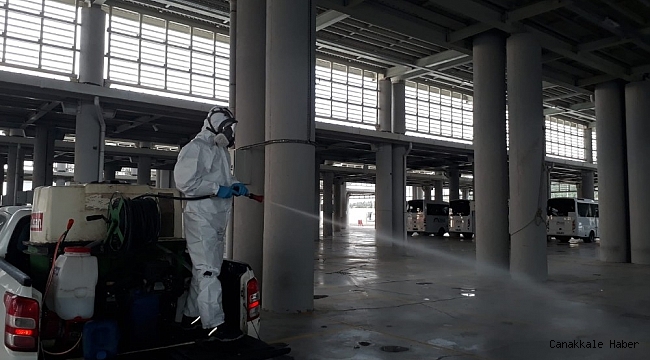 Gebze'de kısıtlama günlerinde belediyenin çalışmaları sürüyor