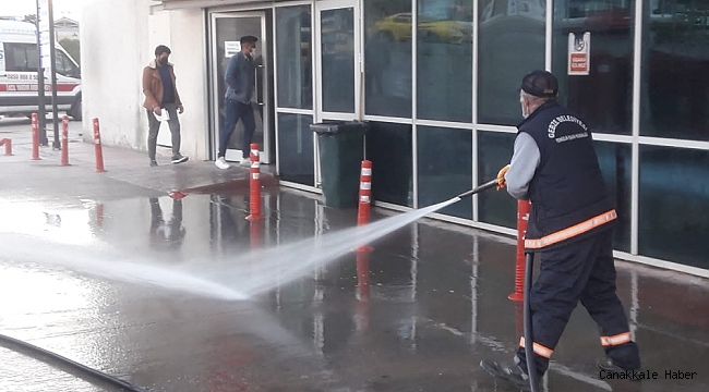Gebze'de sokakları kısıtlamada baştan sona temizleniyor
