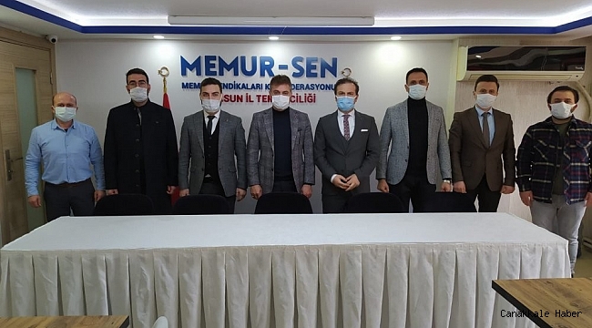 Genç Memur-Sen Samsun Temsilciliği'nde bayrak değişimi