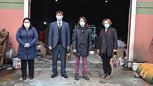 Genç mühendise, İŞKUR yetkililerinden ziyaret