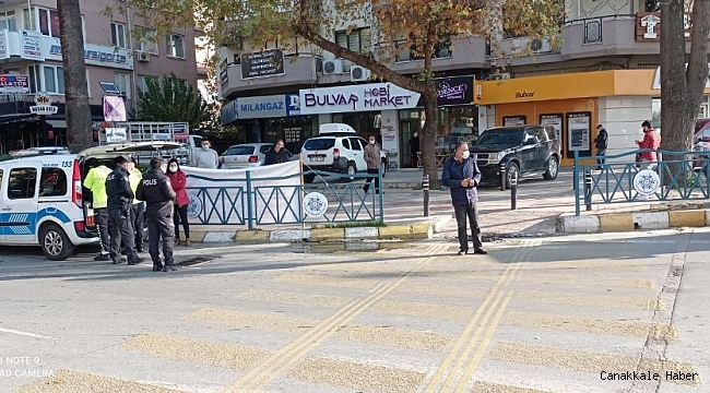 Geri manevra yapan aracın çarptığı kadın yaralandı