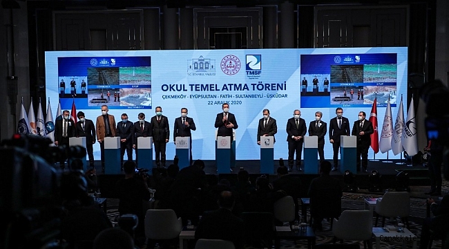 Göktürk&#039;te yeni okulun temelleri atıldı