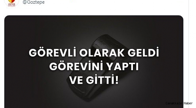 Göztepe&#039;den imalı paylaşım