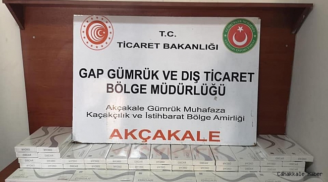 Gümrükte 500 paket sigara ele geçirildi