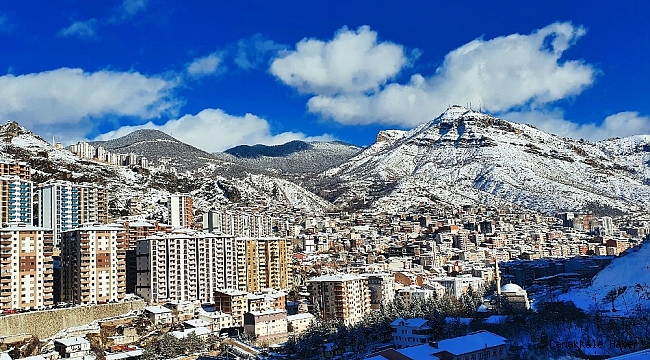 Gümüşhane buz kesti