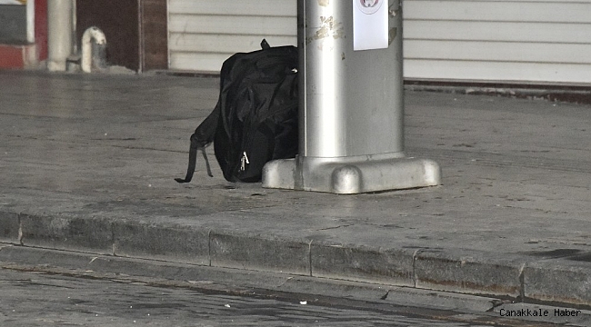 Gümüşhane'de şüpheli çantadan elbise çıktı