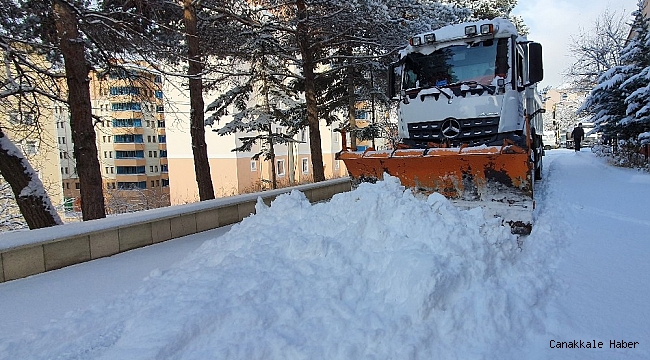 Gümüşhane&#039;de yoğun kar yağışı