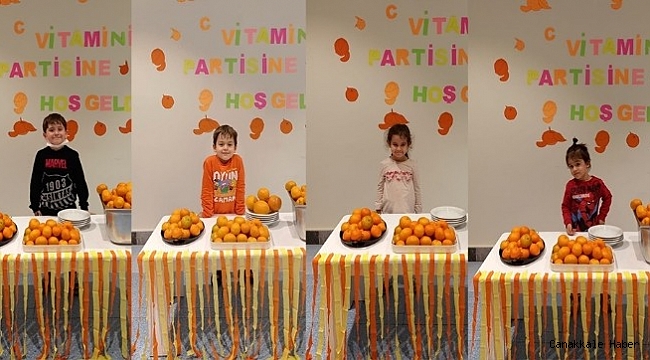 Gündüz Çocuk Bakımevi&#039;nde C vitamini partisi