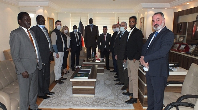 Güney Sudan Büyükelçiliğinden SANKON&#039;a ziyaret