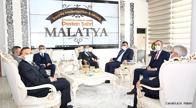 Gürkan, Bakan Yardımcısı Demircan&#039;ı ağırladı