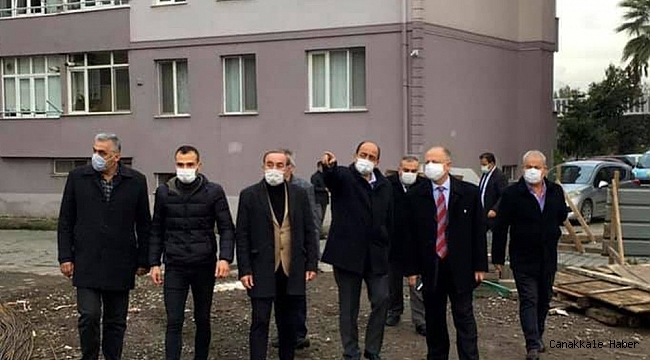 Hacı Emin Ayhan Ortaokulu inşaatı devam ediyor