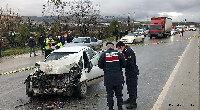 Hafriyat kamyonuna arkadan çarpan sürücü hayatını kaybetti