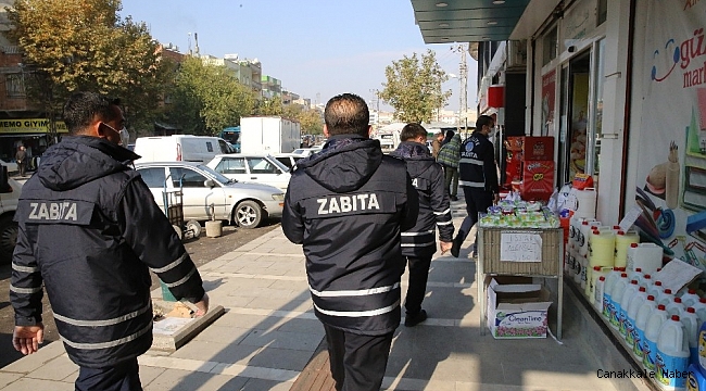 Haliliye'de korona denetimi