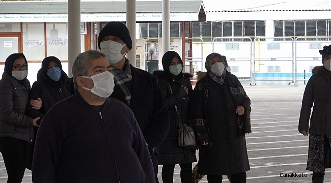 Hastanedeki yangında ölen Ökkeş Akbulut son yolculuğuna uğurlandı