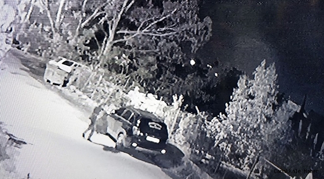 Hatay&#039;da araç kundaklama anı güvenlik kamerasında