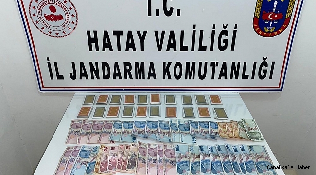 Hatay&#039;da jandarmadan kumar operasyonu