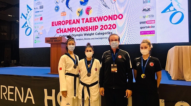 Hatice ve Nafia&#039;dan gümüş, İkra&#039;dan bronz madalya