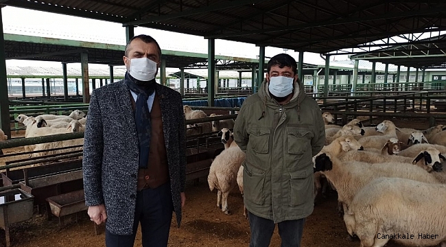 Hayvan yetiştiricilerine maske dağıtıldı