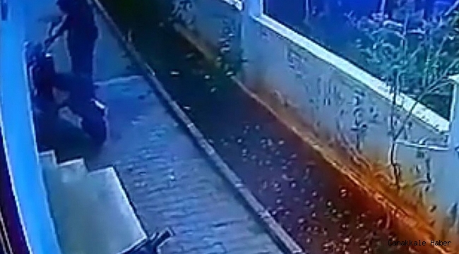 Hırsızın gözüne kestirdiği elektrikli bisikleti çalması güvenlik kamerasında