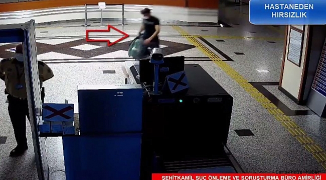 Hırsızlar güvenlik kamerasında